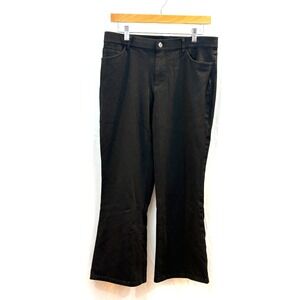 Isaac Mizrahi Women's Petite Black Straight Leg Denim Pants, Size 10